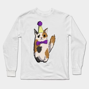 Birthday cat Long Sleeve T-Shirt